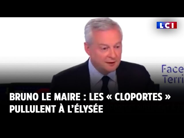 ⁣Bruno Le Maire : les « cloportes » pullulent à l’Élysée