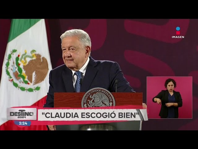 ⁣López Obrador asegura que Sheinbaum escogió bien a su gabinete
