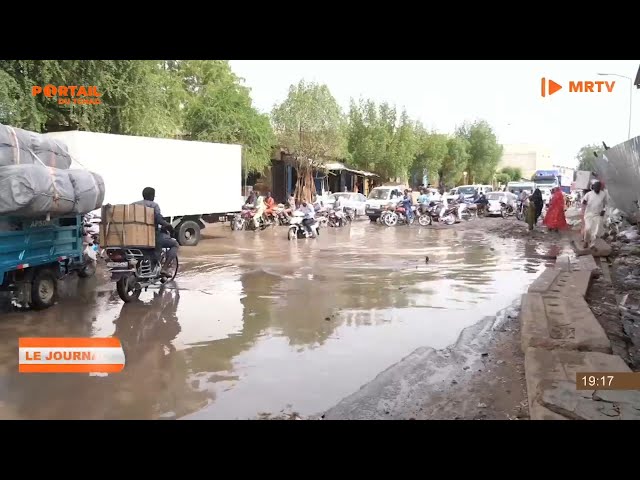 ⁣SOCIÉTÉ - N'Djamena : Les supplices des usagés des routes en saison pluvieuse