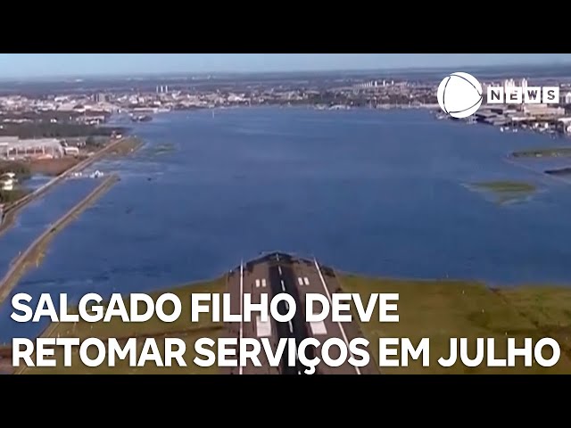 ⁣Aeroporto Salgado Filho retoma serviço de check-in de passageiros em julho