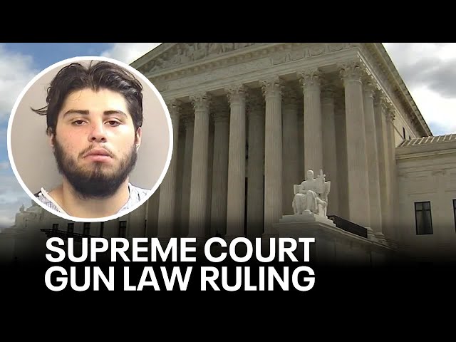 ⁣Supreme Court rejects Arlington man's challenge to gun law meant to protect domestic violence v
