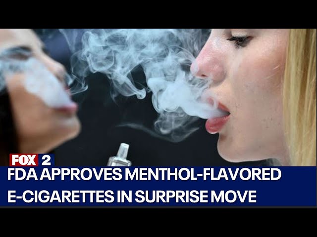 ⁣FDA gives the okay to menthol flavored e-cigarettes