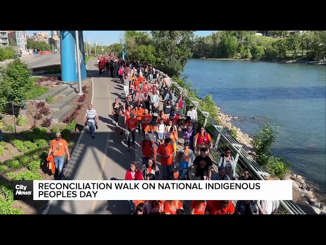 ⁣Reconciliation walk on National Indigenous Peoples Day