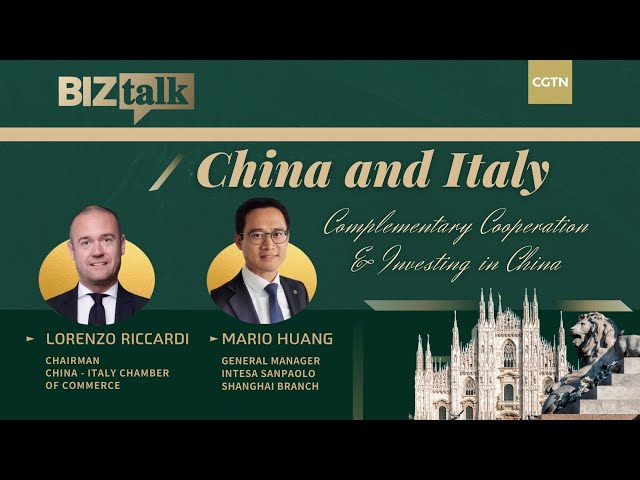 ⁣Watch: China and Italy – Complementary cooperation and investing in China