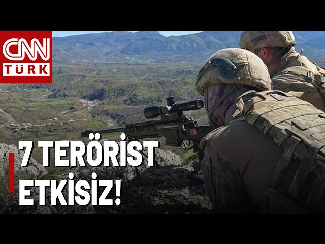 Pençe-Kilit'te Terör Operasyonu! Operasyonda 7 Terörist Etkisiz, 1 Şehit!