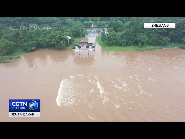 ⁣Chine : alerte jaune aux orages sur les inondations ravageant certaines parties du pays