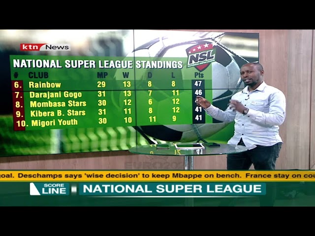 ⁣National Super League fixtures and standings