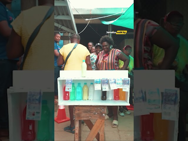 ⁣(Pt 1) bottle Challenge market edition #jamaicawalkby #jamaica