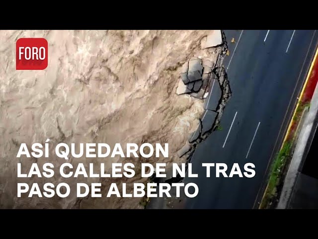 ⁣Lluvias de Alberto causan desgajamientos en Guadalupe y Monterrey, Nuevo León - Sábados de FORO