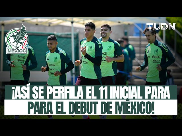 ⁣¡Ojo que puede haber sorpresas en el 11 inicial de MÉXICO para el debut en COPA AMÉRICA! | TUDN