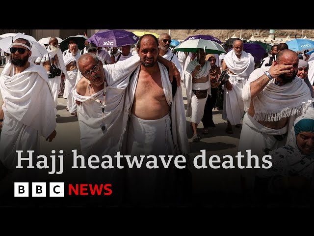 ⁣Hajj pilgrimage: more than 1,000 dead in extreme 52C heatwave | BBC News