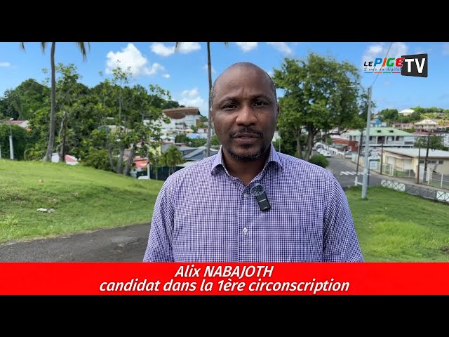 Alix NABAJOTH candidat dans la 1ère circonscription