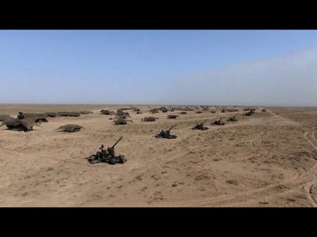 ⁣PLA anti-aircraft unit conducts live fire exercise in NW China