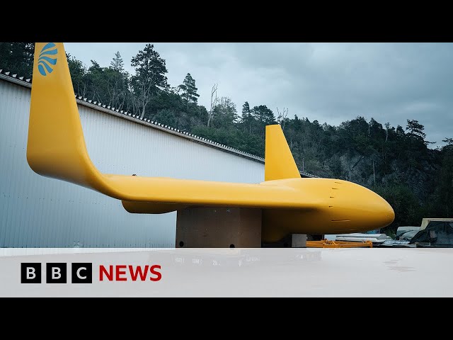 ⁣The underwater 'kites' generating electricity as they move | BBC News