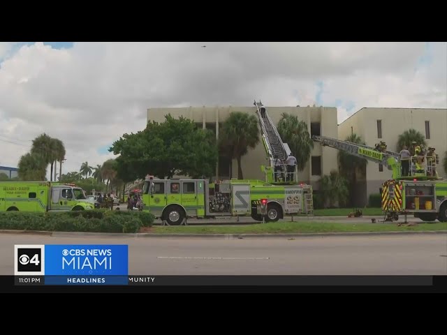⁣Man dies from blaze that broke out during Miami-Dade Fire Rescue training exercise, police say