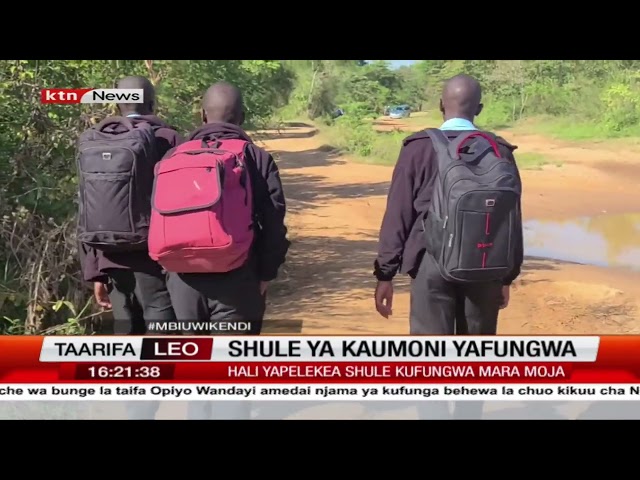 ⁣Shule ya Kaumoni yafungwa baada ya wanafunzi kuzua vurugu
