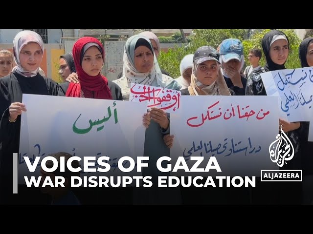 ⁣'Our home destroyed, education disrupted': Gaza student's struggle during war