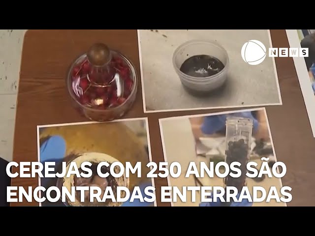 Cerejas com cerca 250 anos são encontradas enterradas nos EUA