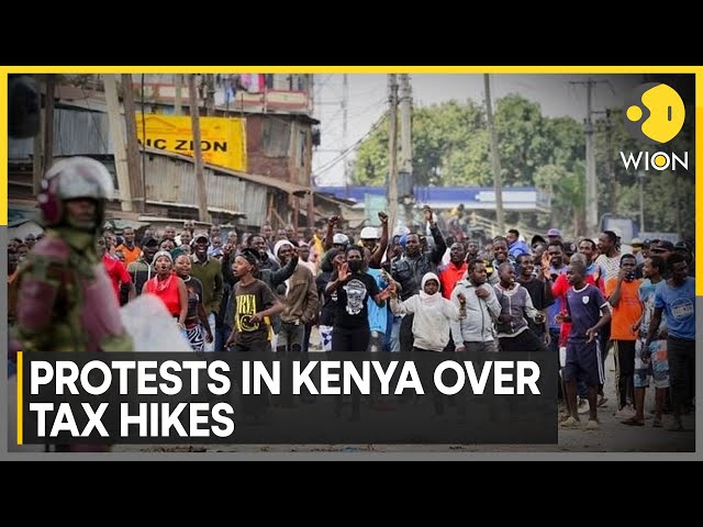 ⁣Kenya protests over tax hikes, President Ruto ready for 'conversation with protesters' | W