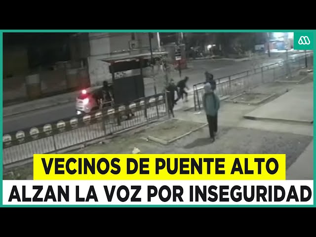 ⁣Delincuencia descontrolada en Puente Alto: Vecinos se manifiestan por la inseguridad
