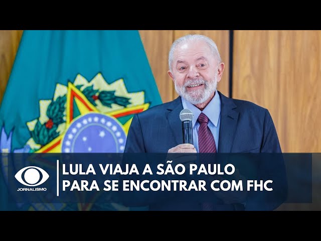⁣Lula viaja a São Paulo para visitar FHC e Noam Chomsky