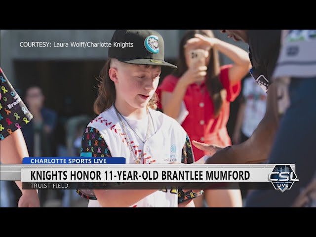 ⁣Knights honor 11-year-old boy with rare condition