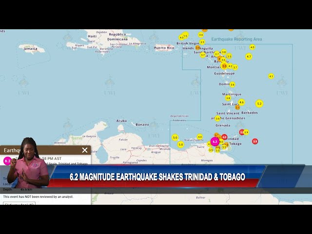 ⁣6.2 Magnitude Earthquake Shakes T&T