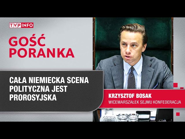 ⁣Krzysztof Bosak: koalicja z AFD? Niczego nie wykluczam