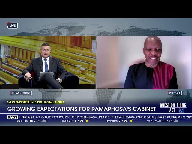 ⁣Growing expectations for Ramaphosa's cabinet
