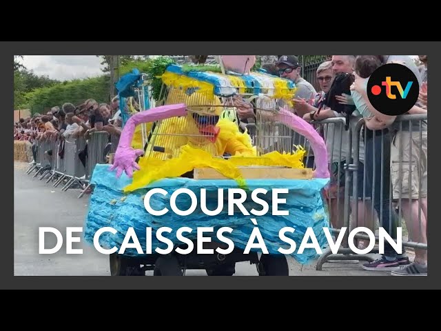 Course de caisses à savon à Cissé dans la Vienne