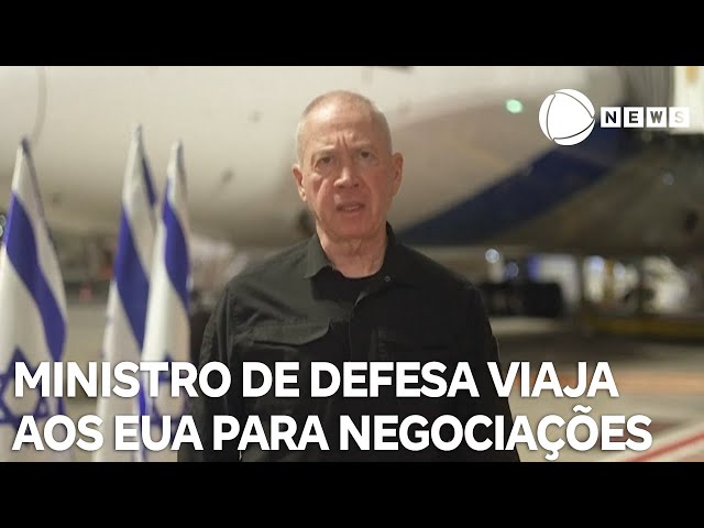 Ministro de Defesa de Israel viaja aos EUA para negociações