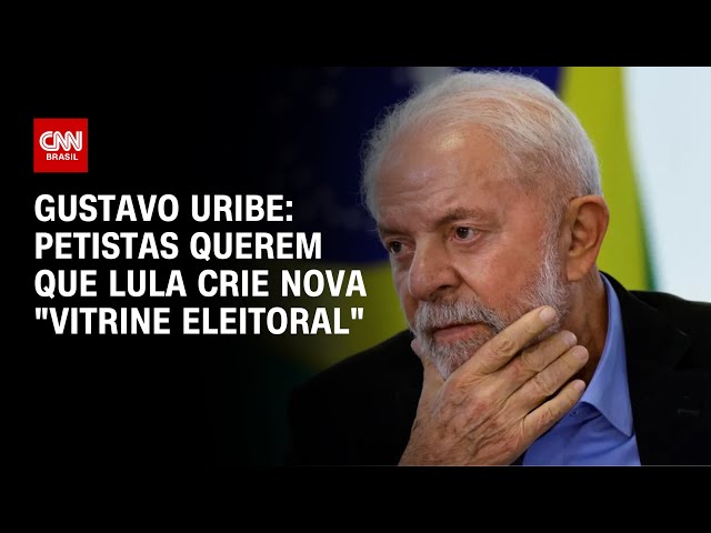 ⁣Gustavo Uribe: Petistas querem que Lula crie nova "vitrine eleitoral" | BASTIDORES CNN