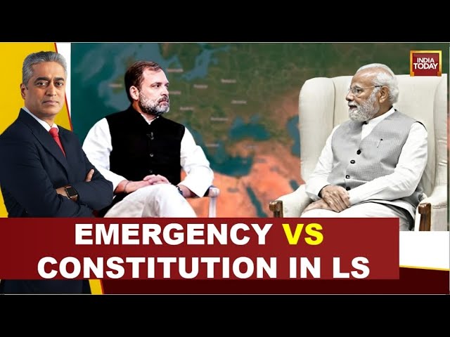 ⁣LIVE Rajdeep Sardesai LIVE On Newstoday Emergency Vs Constitution In Lok Sabha | NEET Mess Row