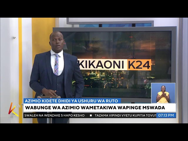 ⁣K24 TV LIVE | Taarifa kamili na tendeti kwenye #KikaoniK24