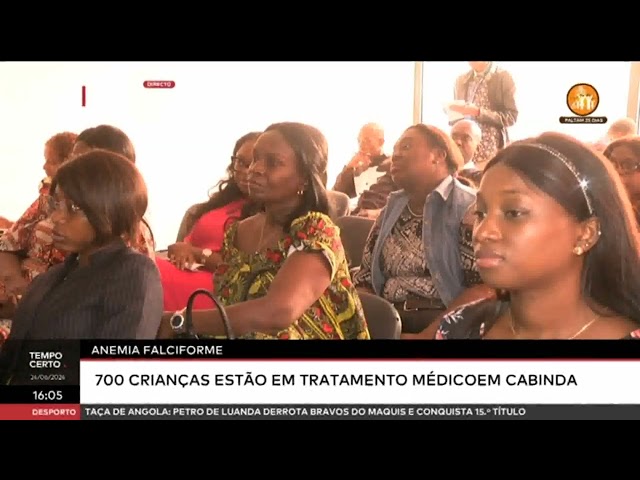 ⁣Anemia Falciforme - 700 crianças estão em tratamento Médicoem Cabinda
