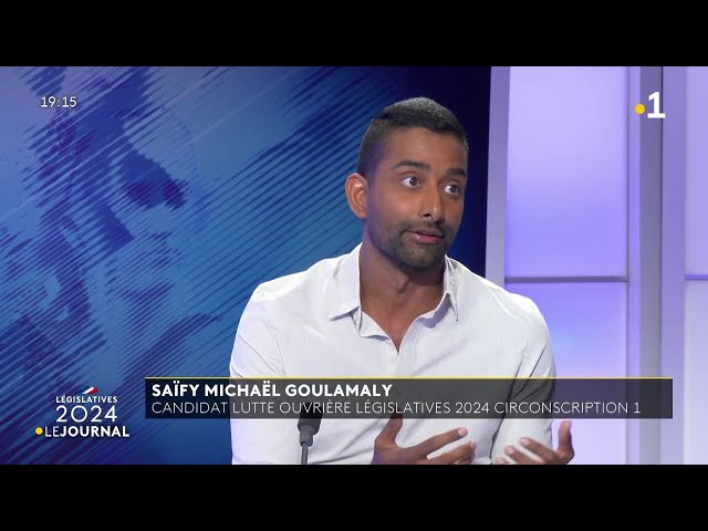 Saïfy Michaël était l'invité du journal