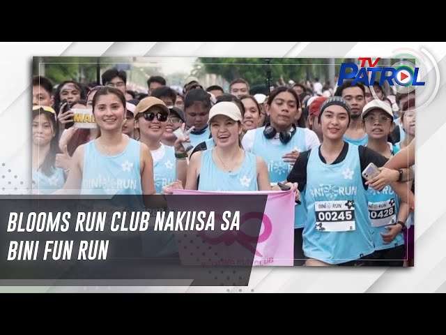 ⁣Blooms Run Club nakiisa sa BINI fun run | TV Patrol