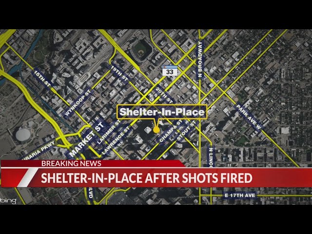 ⁣Shelter-in-place issued after shots fired near 18th and Curtis