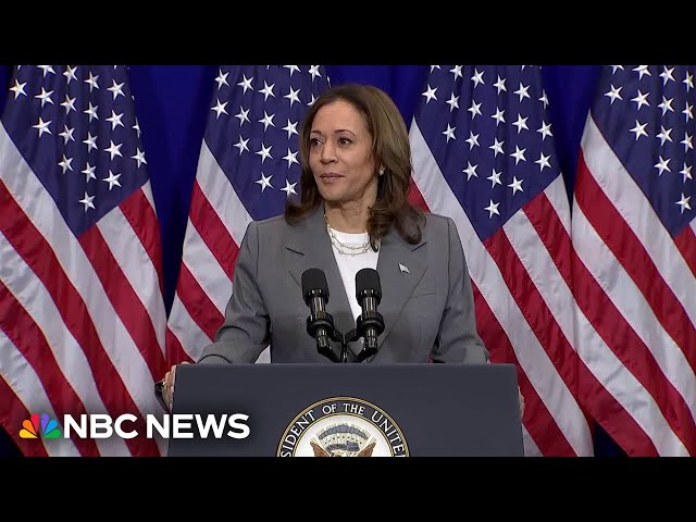 ⁣Harris: Trump 'proudly takes credit' for overturning Roe v. Wade
