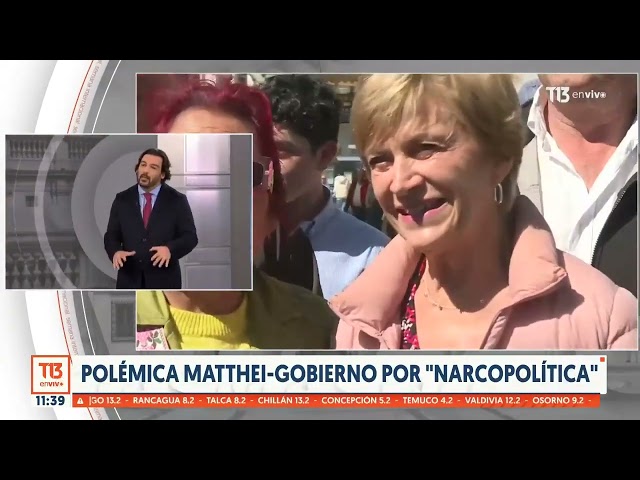 ⁣"Narcopolítica": Matthei pide al gobierno terminar con polémica | Semana Política