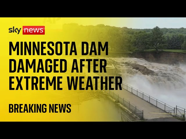 ⁣BREAKING: Rapidan Dam in Minnesota in 'imminent failure condition' after recent flooding