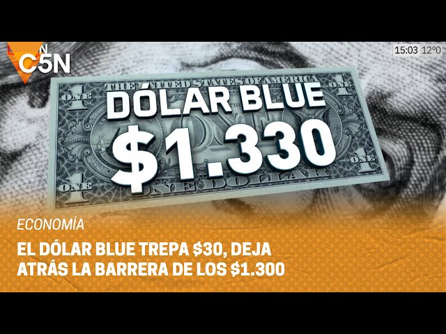 ⁣El DÓLAR BLUE subió $30 y alcanzó un NUEVO RÉCORD