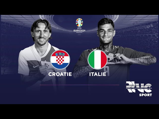 Championnat d'europe Italie vs Croatie .