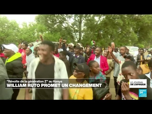 ⁣Kenya : révolte de la génération Z, William Ruto promet un changement • FRANCE 24