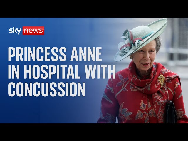⁣Princess Anne sustains 'minor injuries and a concussion' after incident