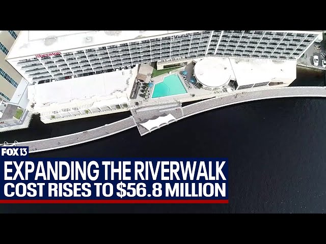 ⁣Tampa Riverwalk expansion cost rises