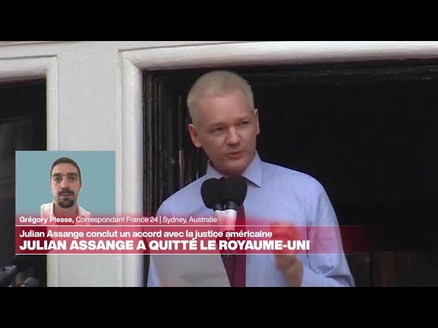 Accord entre Julian Assange et la justice américaine : le rôle de l'Australie • FRANCE 24