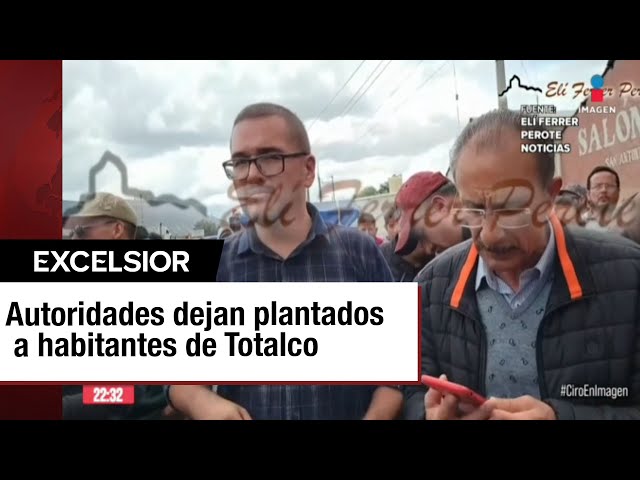 ⁣En Totalco, vuelven a bloquear carretera; autoridades no llegan a mesa de diálogo