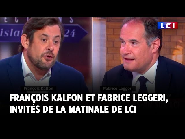⁣François Kalfon et Fabrice Leggeri : le débat sur LCI