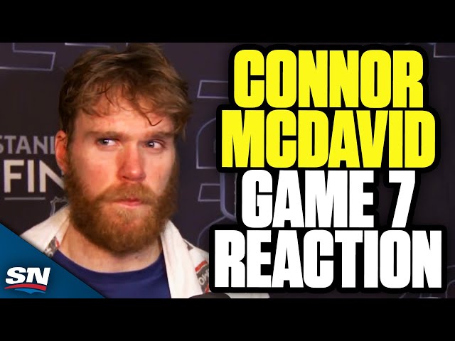 ⁣Connor McDavid Reacts To Stanley Cup Loss Moments After Game 7